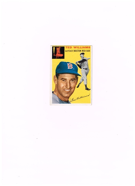 1954 Topps Ted Williams baseball card #250   near mint plus