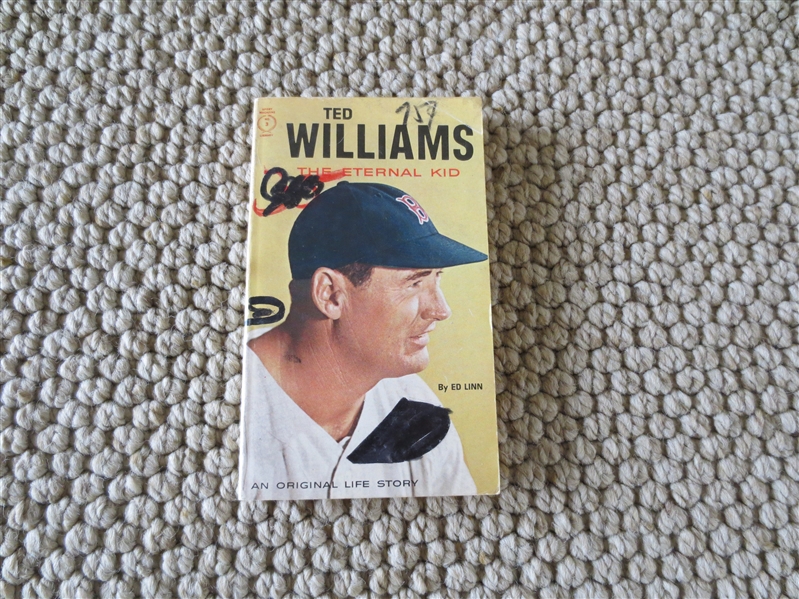 1961 Ted Williams The Eternal Kid  Sport Magazine Library #3 softcover book by Ed Linn