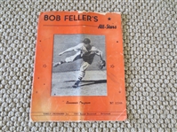 1946 Bob Fellers All Stars vs. Satchel Paige All Stars  Negro League program  RARE!