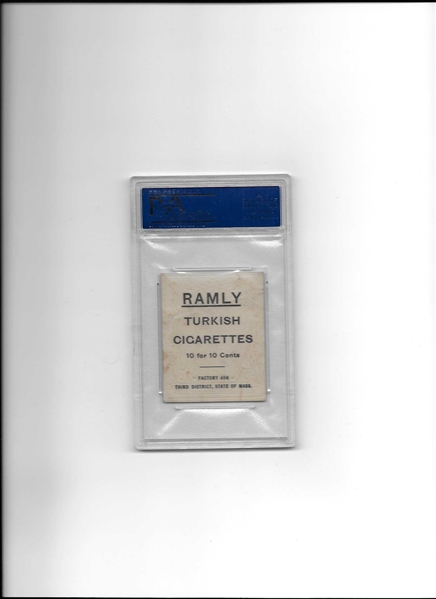 1909 T204 Bill Sweeney Ramly Baseball Card  PSA Authentic