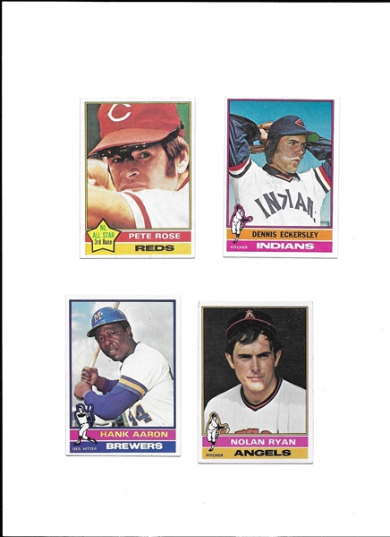 1976 Topps Baseball Card Complete Set