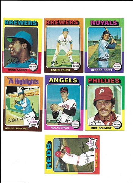 1975 Topps Baseball Card Complete Set in great shape
