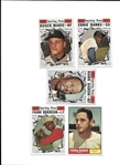 1961 Topps Baseball LAST Series #523-589 near complete with Sporting News HOFers