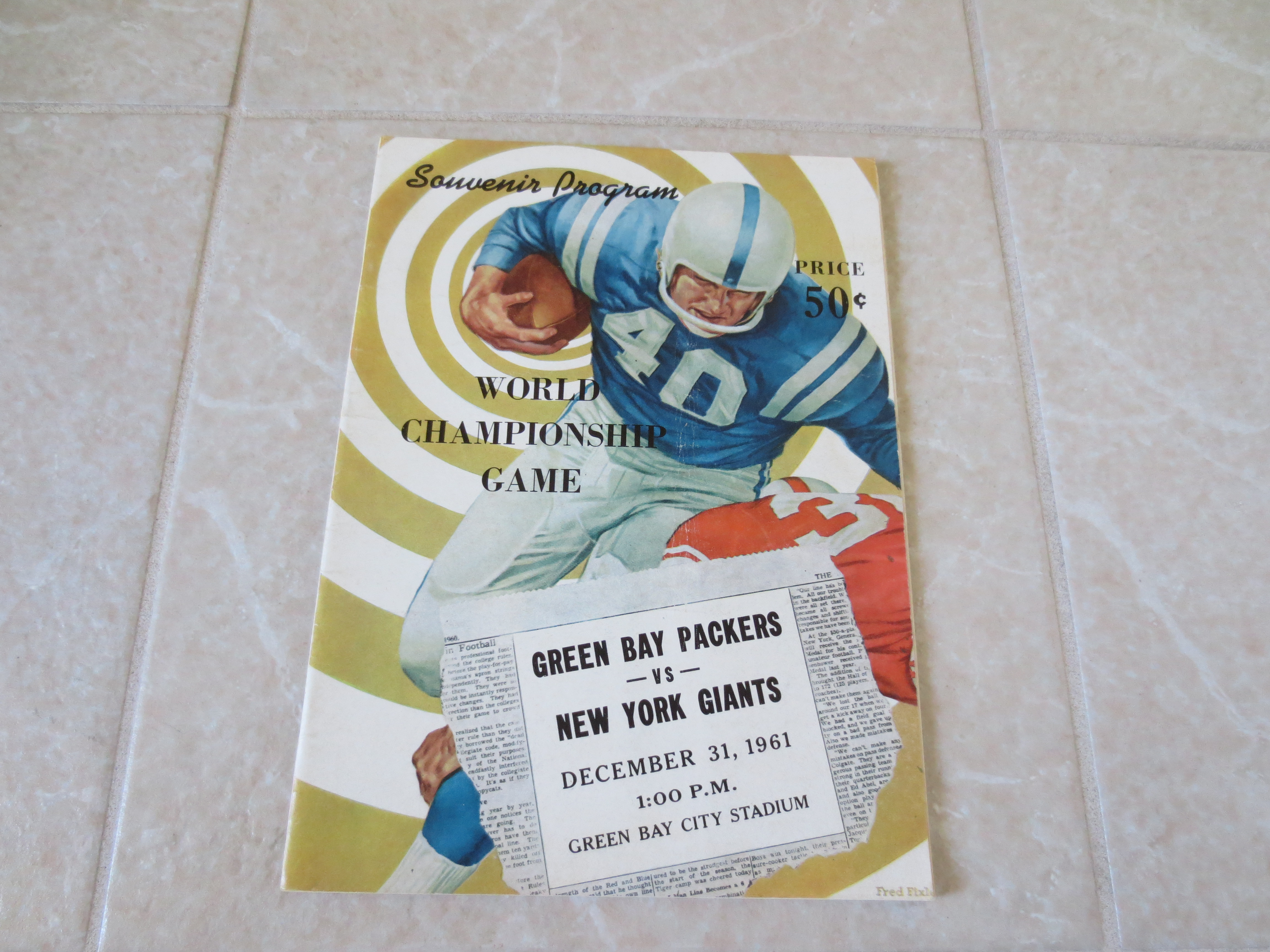 1961 NFL Championship (Giants vs. Packers)