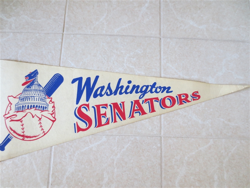 Circa 1969 Washington Senators baseball pennant Ted Williams Mike Epstein 30