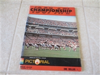 1967 AFL Championship Program Oakland Raiders vs. Houston Oilers 