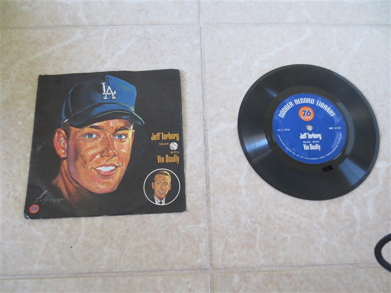 1966 Don Drysdale and Jeff Torborg Talk with Vin Scully Record  Union 76 advertising