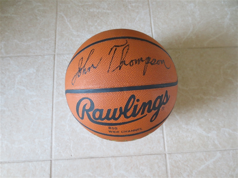 Autographed John Thompson Rawlings NCAA Final Four Indoor Outdoor Basketball JSA