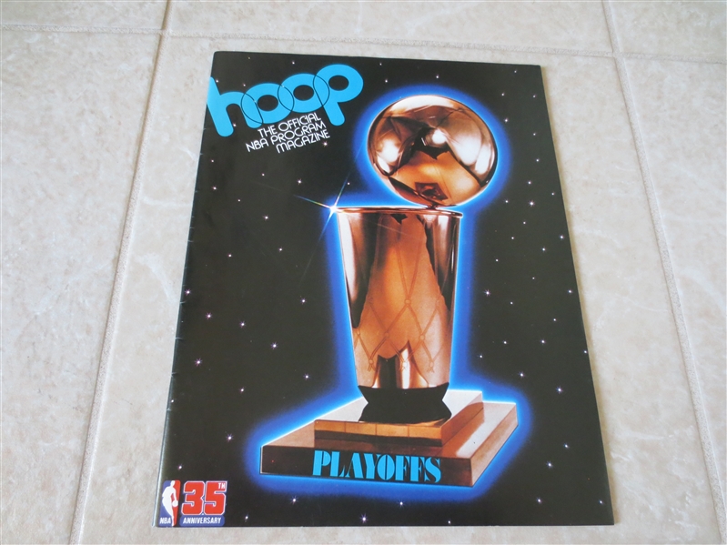 1981 NBA Championship program  Boston Celtics vs. Houston Rockets  Larry Bird