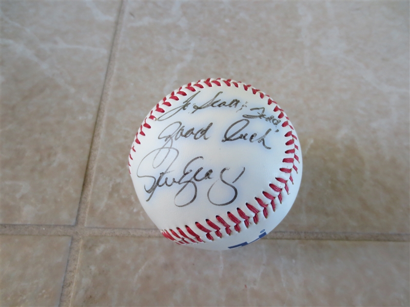 Autographed Steve Garvey baseball Los Angeles Dodgers