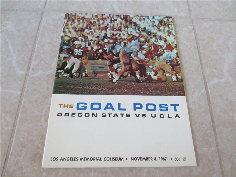 1967 Oregon State at UCLA football program Gary Beban