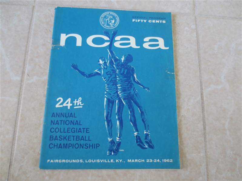 1962 NCAA Basketball Championship Program UCLA, Ohio State, Wake Forest Cincinnati