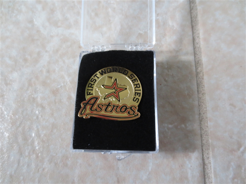 2005 Houston Astros World Series Press Pin Their First & Only