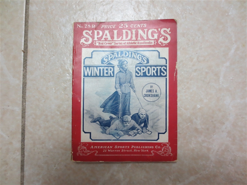 1917 Spalding's Winter Sports Library No. 28R by James Cruikshank