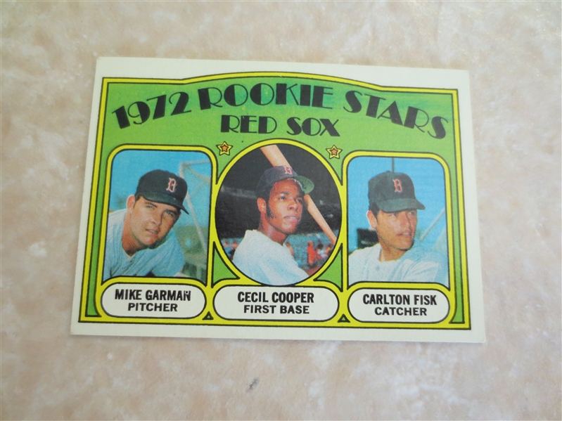 1972 Topps Carlton Fisk rookie baseball card #79