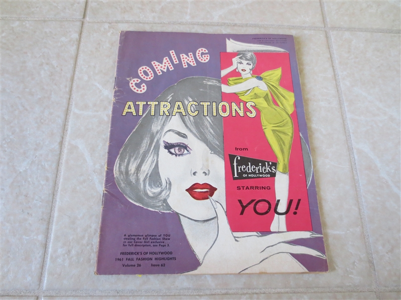 1961 Fredericks's of Hollywood Lingerie Catalog   Coming Attractions!