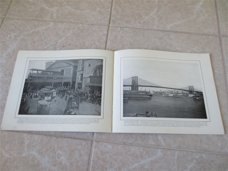 1905 Scenes of Modern New York softcover book  Numerous pictures   NEAT!