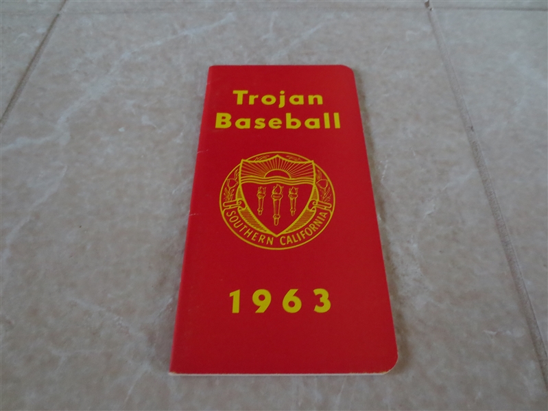 1963 USC Baseball & Track and Field Media Guide
