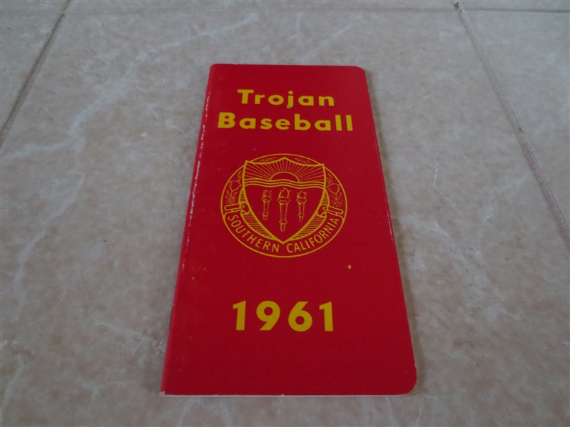 1961 USC Baseball & Track and Field Media Guide