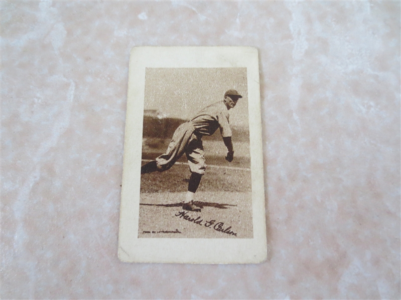 1923 Willard's Chocolate V100 Harold G. Carlson baseball card