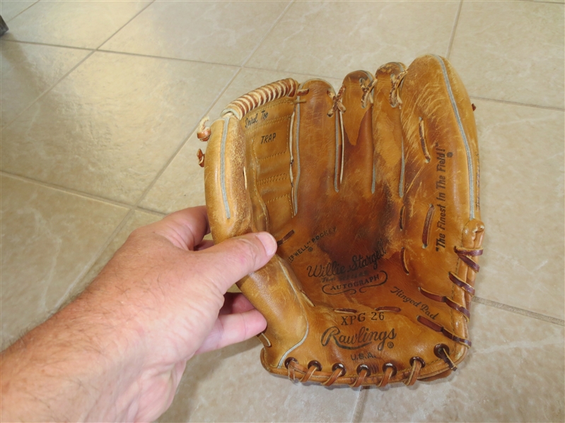 1960's Willie Stargell Rawlings XPG 26 Autograph Model baseball glove