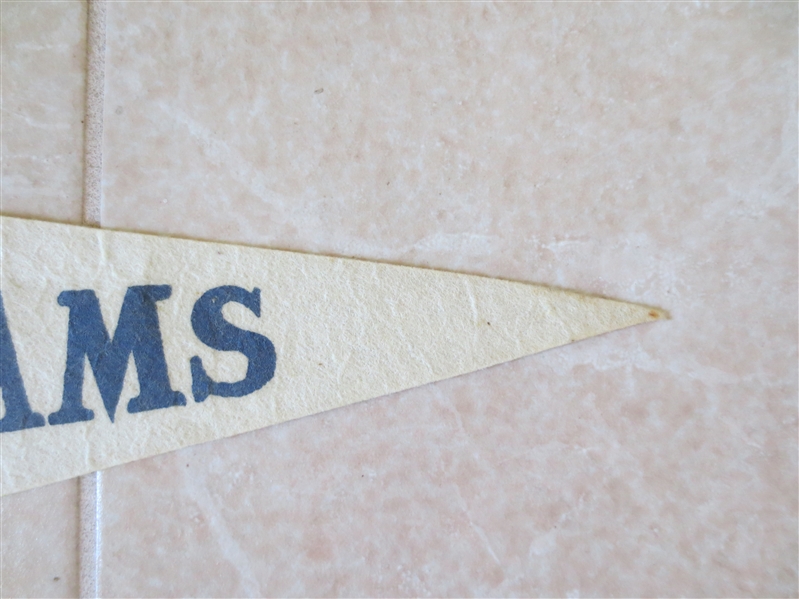 1950's Los Angeles Rams football pennant  tough white background variety  31