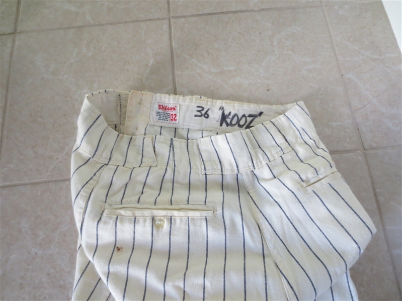 1967-71 Jerry Koosman New York Mets Game Used Pants  NEAT!