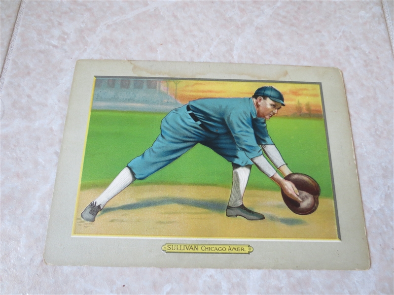 1910-11 T-3 Sullivan Chicago White Sox baseball card
