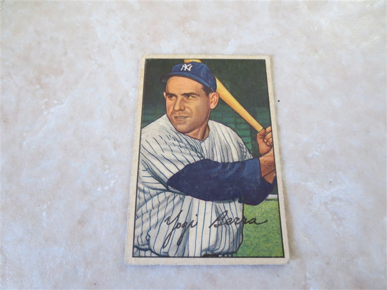 1952 Bowman Yogi Berra baseball card #1