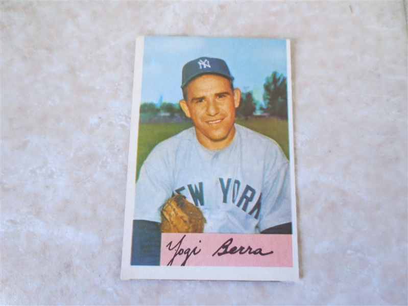 1954 Bowman Yogi Berra baseball card #161  Nice shape!