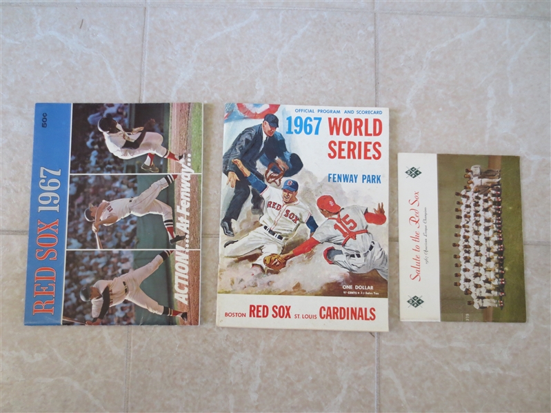 The Ultimate 1967 Boston Red Sox publication package  Carl Yaz Triple Crown!