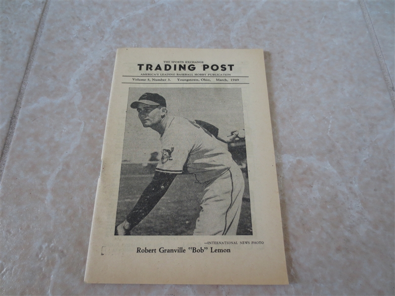 March 1949 Sports Exchange Trading Post  early hobby publication