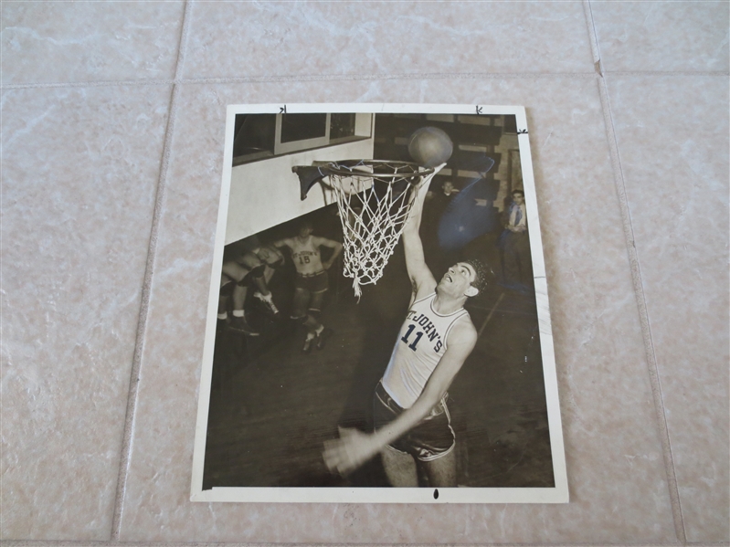 1942 Basketball Wire Photo Harry Boykoff St. John's University New York City  10 x 8