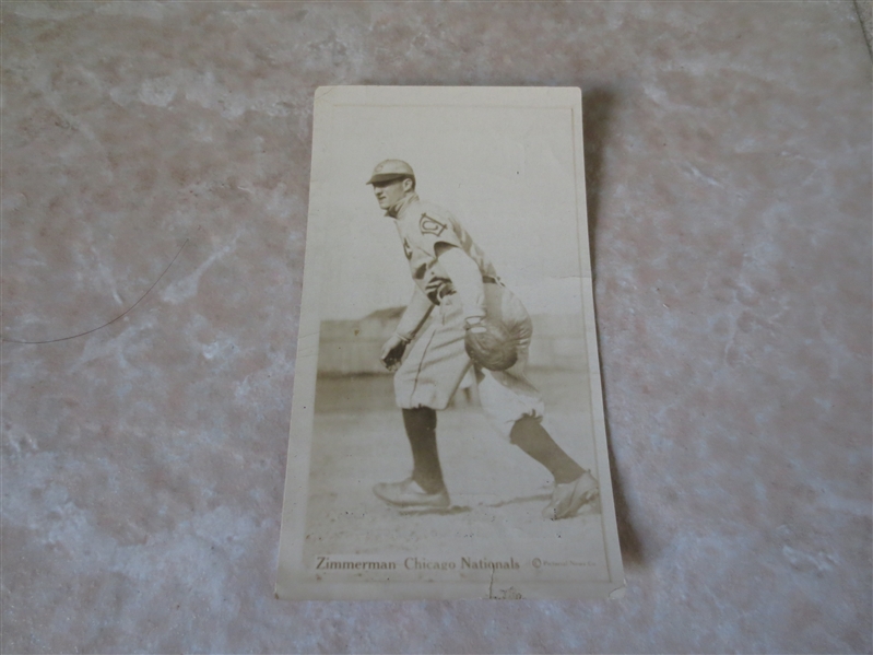 1914 Fatima T222 Heinie Zimmerman Chicago Nationals baseball card