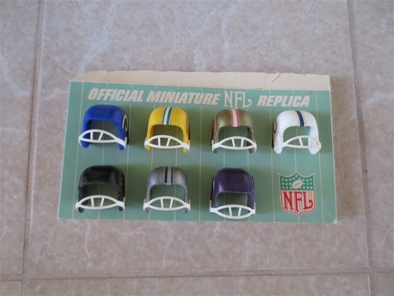 Official Miniature NFL Replica helmets with display