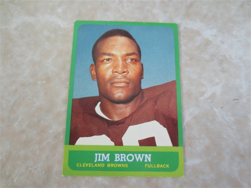 1963 Topps Jim Brown football card #14