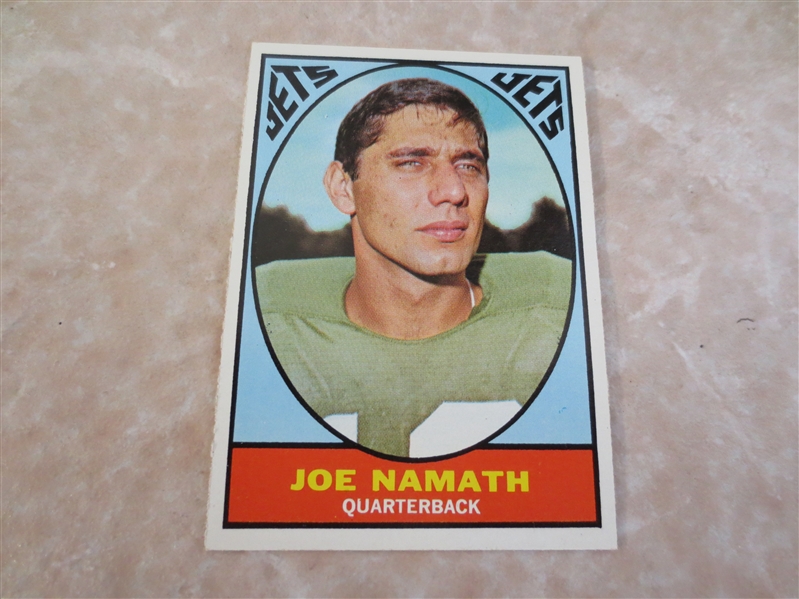 1967 Topps Joe Namath football card #98