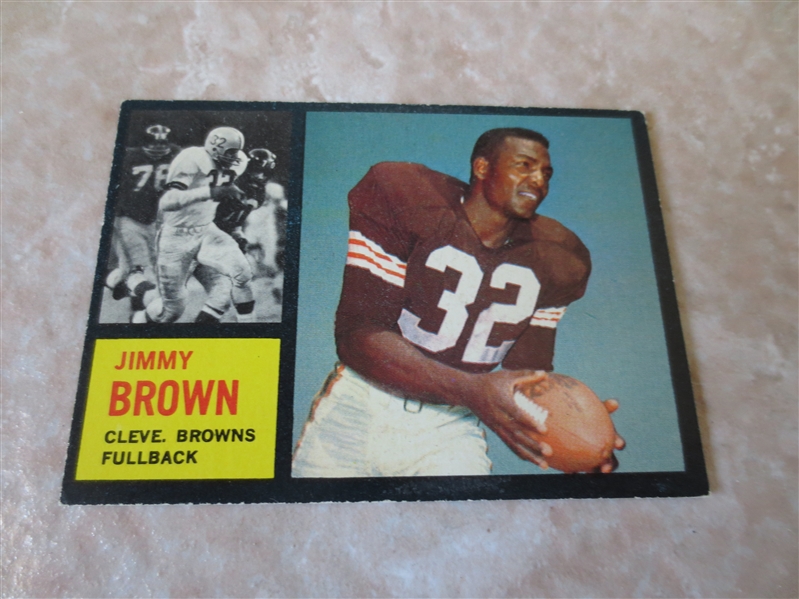 1962 Topps Jimmy Brown football card #28