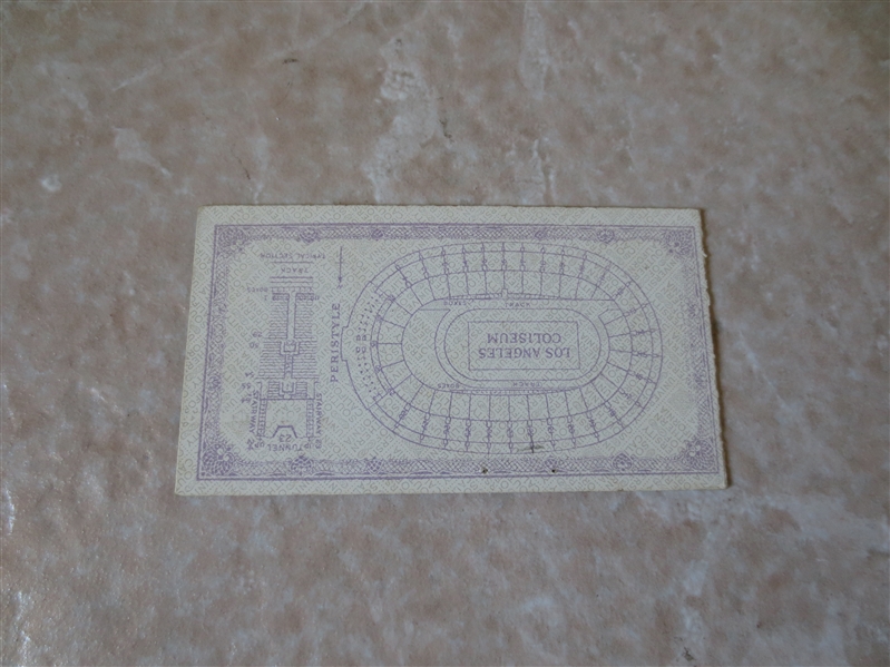 1930 Notre Dame at USC football ticket stub