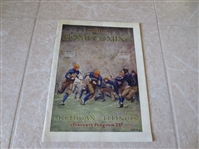 1927 Michigan at Illinois football program  18th Annual Homecoming  Illinois wins