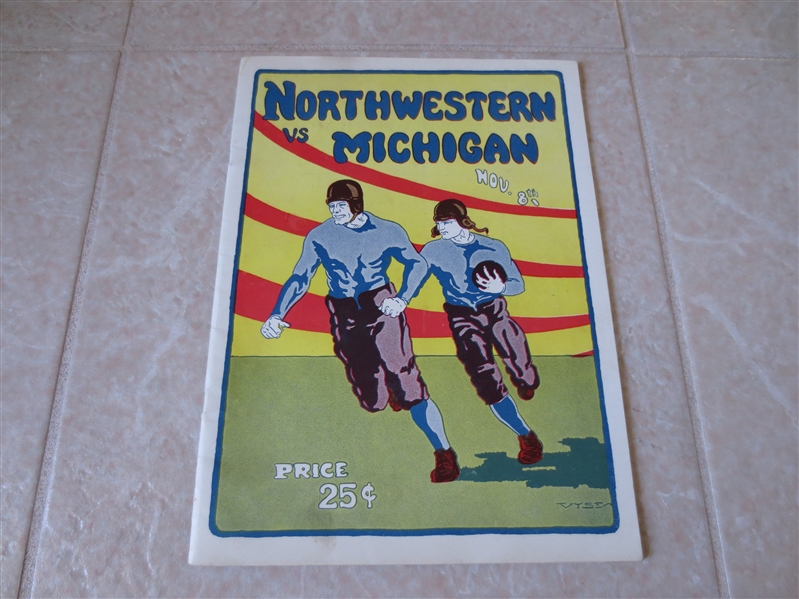 1924 Northwestern at Michigan football program  Michigan wins