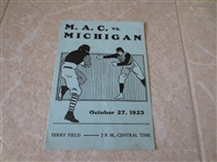 1923 M.A.C. Michigan State at Michigan football program
