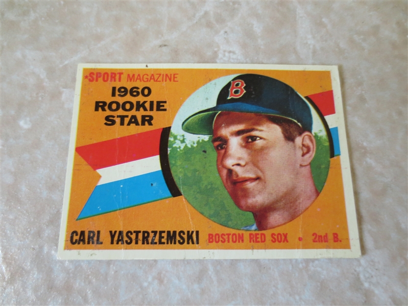 1960 Topps Carl Yastrzemski rookie baseball card #148