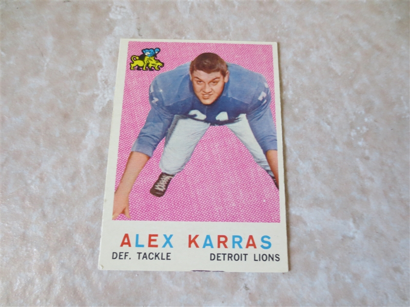1959 Topps Alex Karras rookie card #103