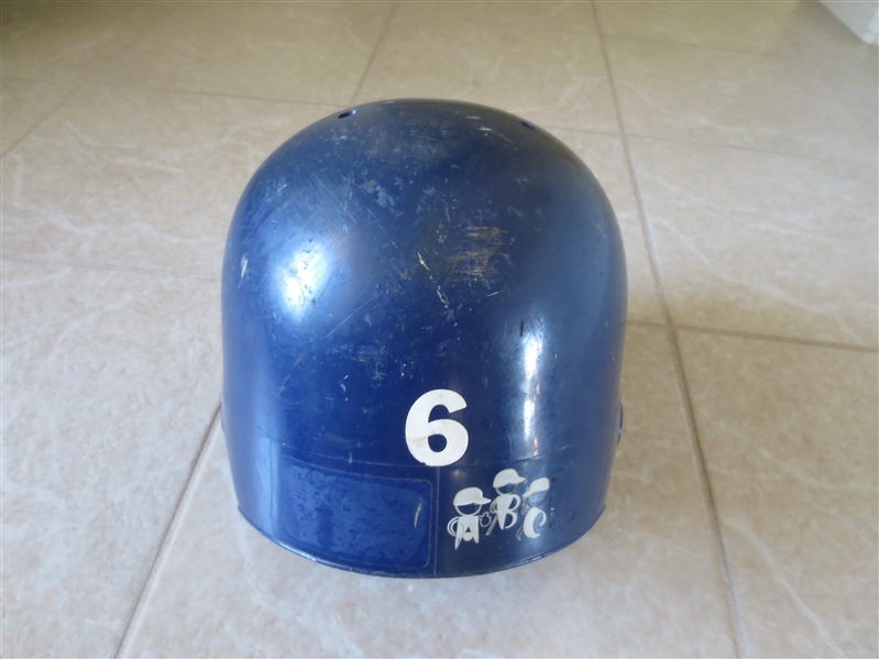 1984 or 1988 USA Olympic game used batting helmet 