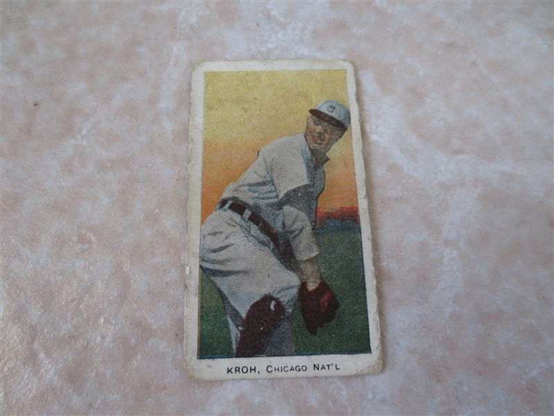 1909-10 E97 C.A. Briggs Co. Kroh baseball card
