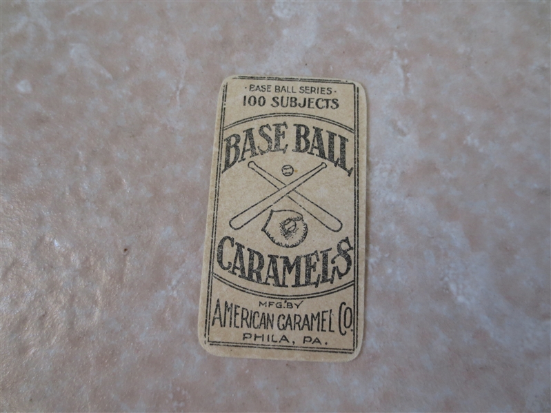 1910 E90-2 American Caramel Leever baseball card