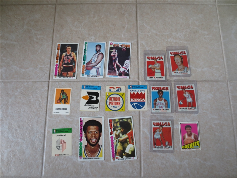 (400+) Vintage basketball cards with HOFers and stars