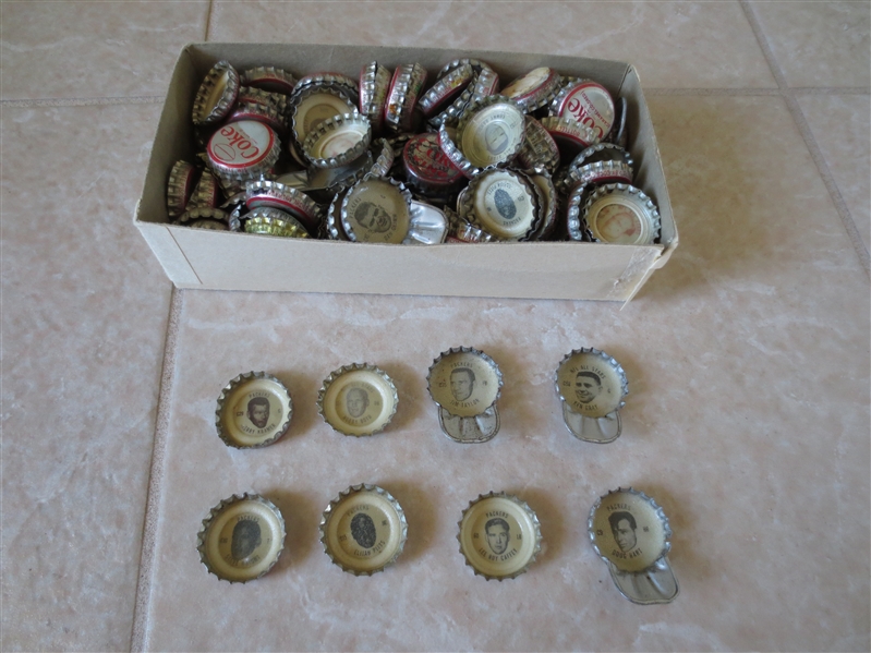 (100+) 1960's Football Coca Cola Bottle Caps with Hall of Famers and Stars
