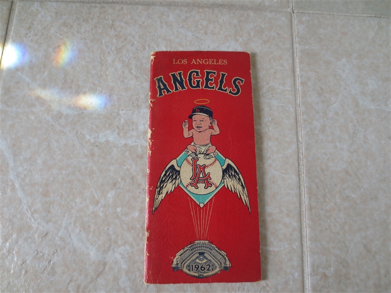1962 Los Angeles Angels baseball media guide   2nd year in the major league  RARE